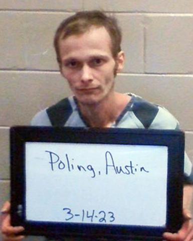 Austin Poling is arrested for the murder of his father.