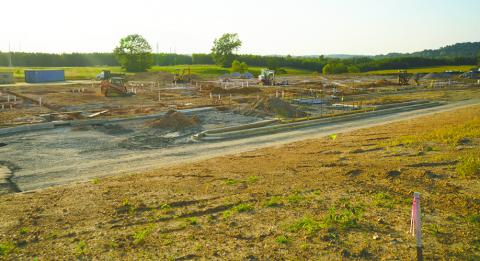 Above is the current view of the construction of the new Marion County Jail. Groundbreaking at the site was on Nov. 4, 2022. It will be located in Bedford Industrial Park near Marion County DHR. The estimated cost for the facility is just under $17 million.