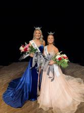 Miss Hamilton 2026 Liliana Geier (left) is shown with Miss Hamilton’s Teen 2026 Josie Harrison.